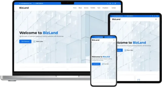 BizLand - Bootstrap Business Template