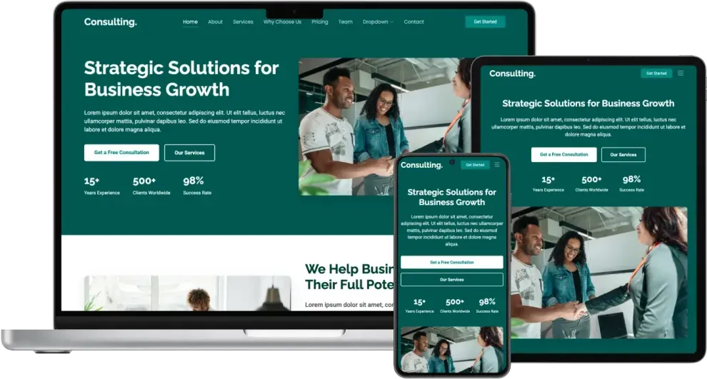Consulting - Bootstrap Template for Business & Corporate Services