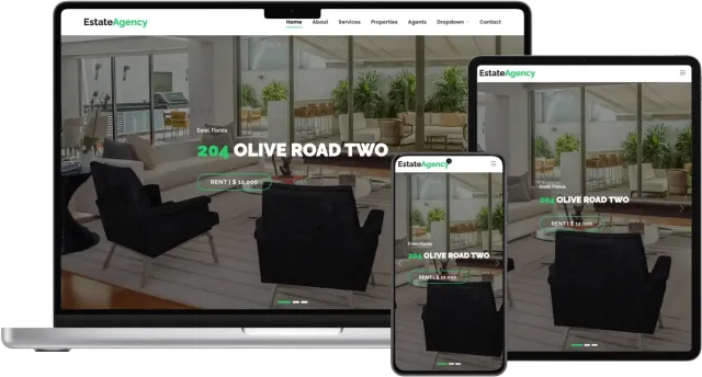 EstateAgency - Bootstrap Real Estate Website Template