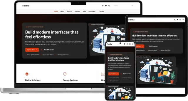 FlexBiz - Modern Bootstrap Business Template