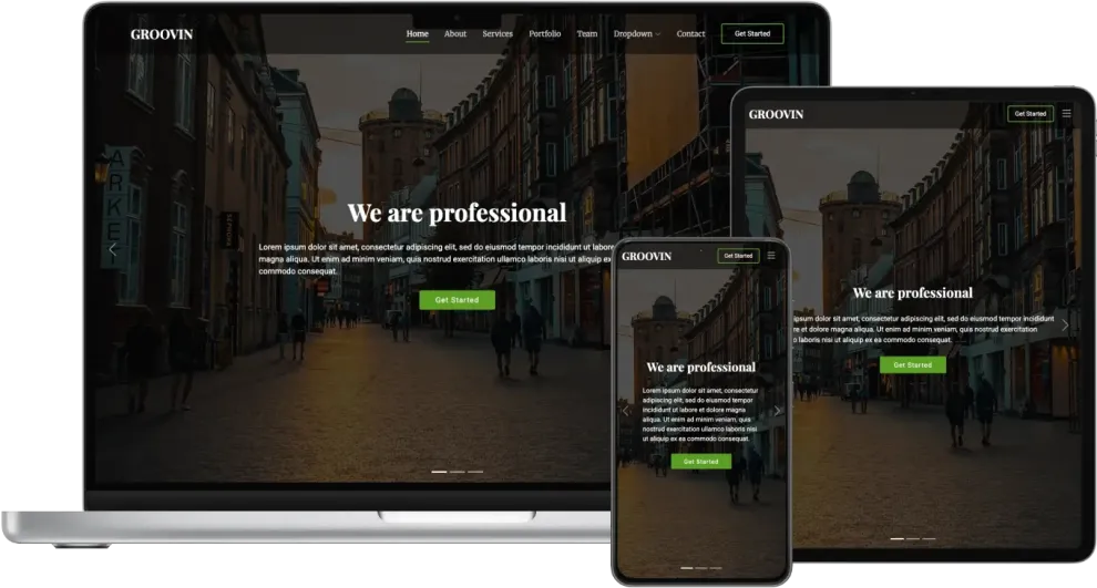 Groovin - Free Bootstrap Theme