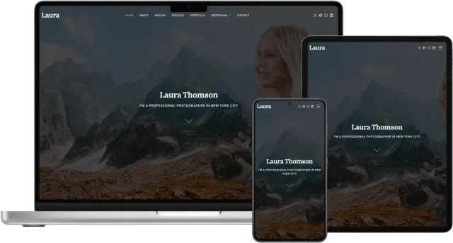 Laura - Free Creative Bootstrap Template