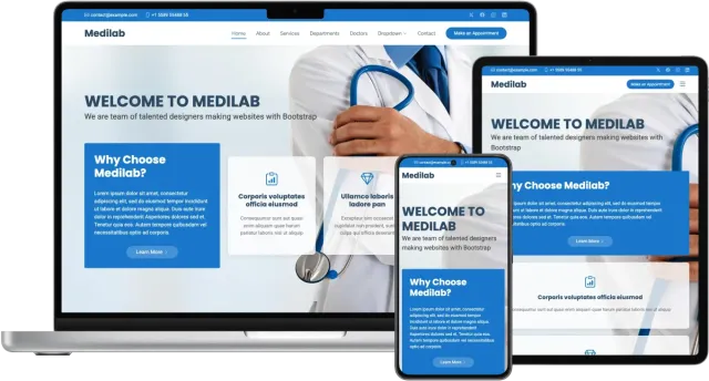 Medilab - Free Medical Bootstrap Template