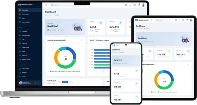 Modern Admin - Bootstrap Admin Dashboard Template