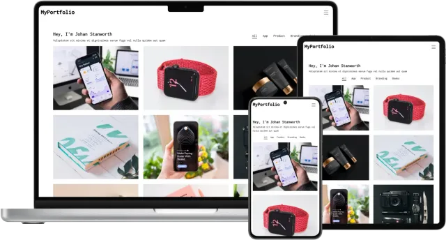 MyPortfolio - Free Portfolio Website Template