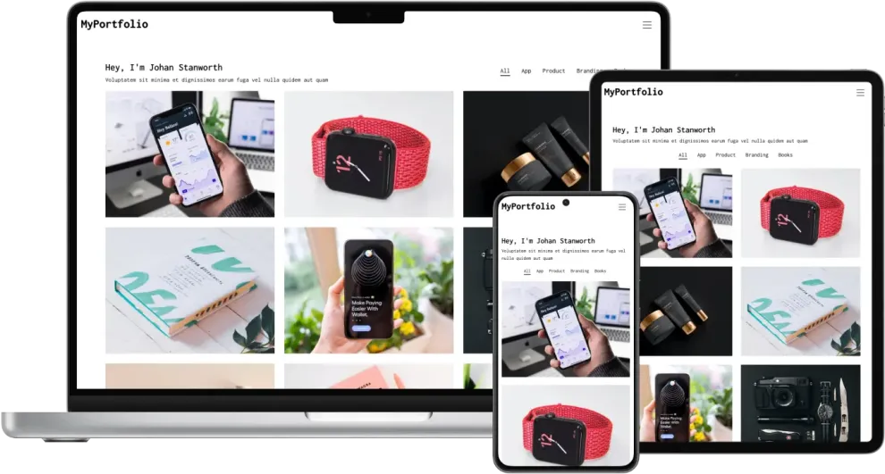 MyPortfolio - Free Portfolio Website Template