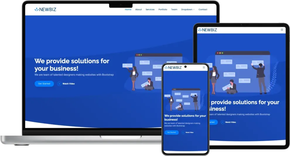 NewBiz - Bootstrap Corporate Business Template