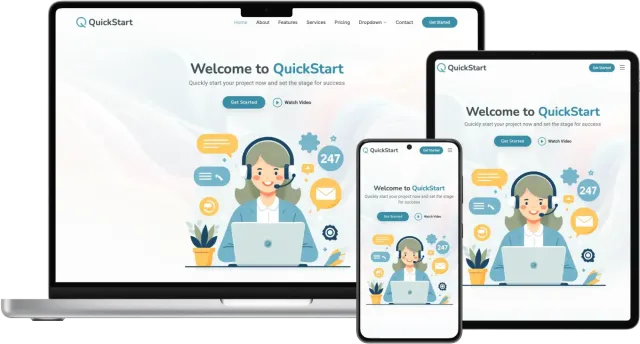 QuickStart - Bootstrap Startup Website Template