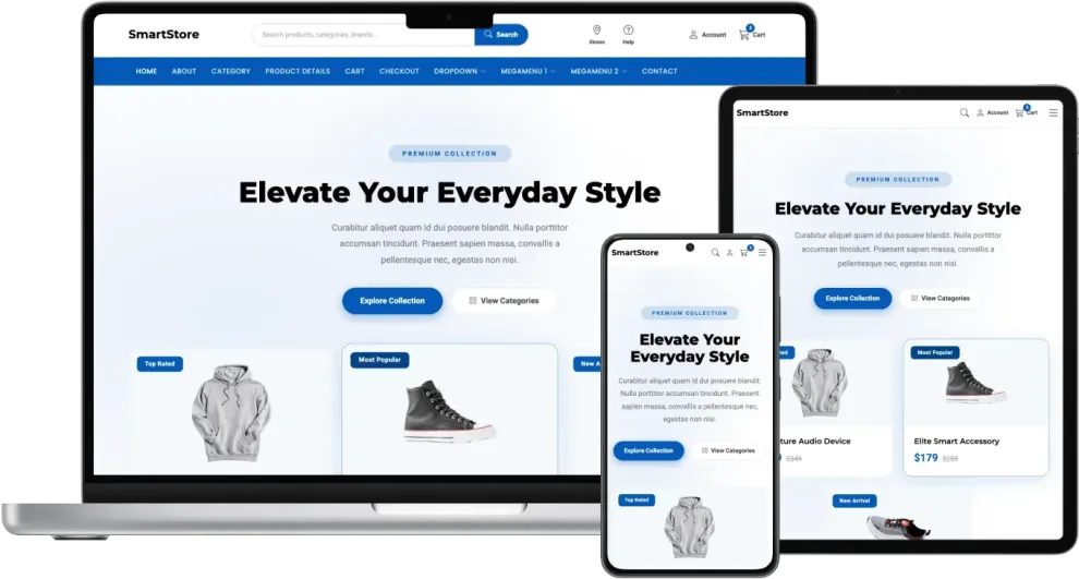 Smart Store - eCommerce Template for Modern Online Shops