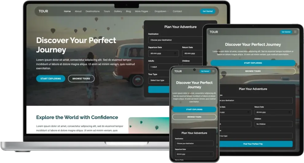 Tour - Modern Bootstrap Template for Travel and Tours
