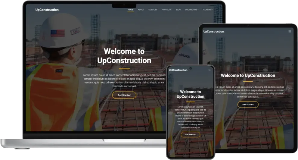 UpConstruction - Bootstrap Construction Website Template