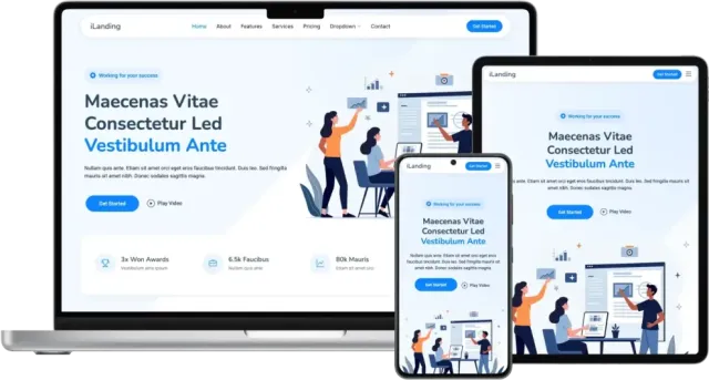 iLanding - Bootstrap Landing Page Template